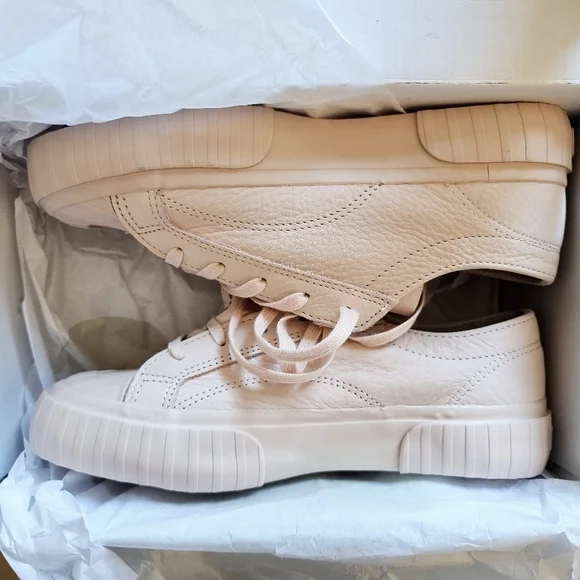 SUPERGA 2630 Stripe Buttersoft Shoes in Pink Blush-Green Iceberg - Picture 2 of 15